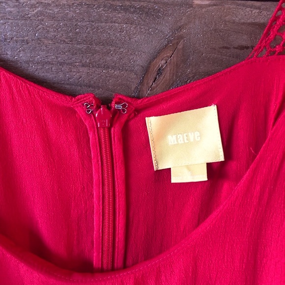 Maeve Red Tiered Dress - Picture 6 of 13